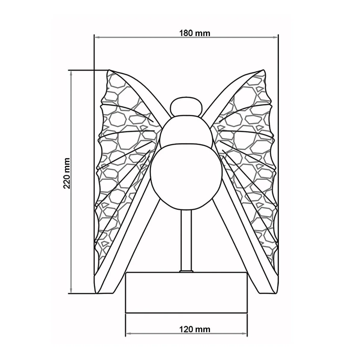 Kinkiet Mariposa złoty LED CCT - obrazek 13