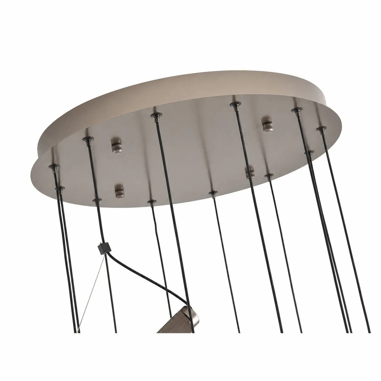Lampa wisząca NAMI-12 kaskadowa LED do wysokich pomieszczeń 340 cm - obrazek 9
