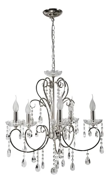 AURORA LAMPA WISZĄCA 5*40W E14  CHROM