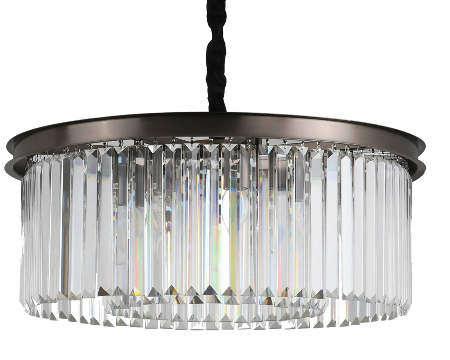 Lampa wisząca SPARKLE ROUND antracyt 60 cm - obrazek 2