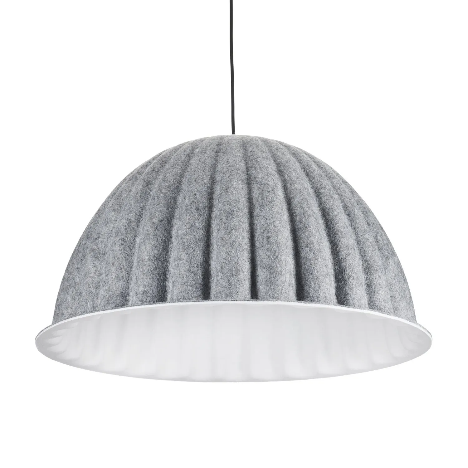 Lampa wisząca FELT filc szary 55 cm - obrazek 3