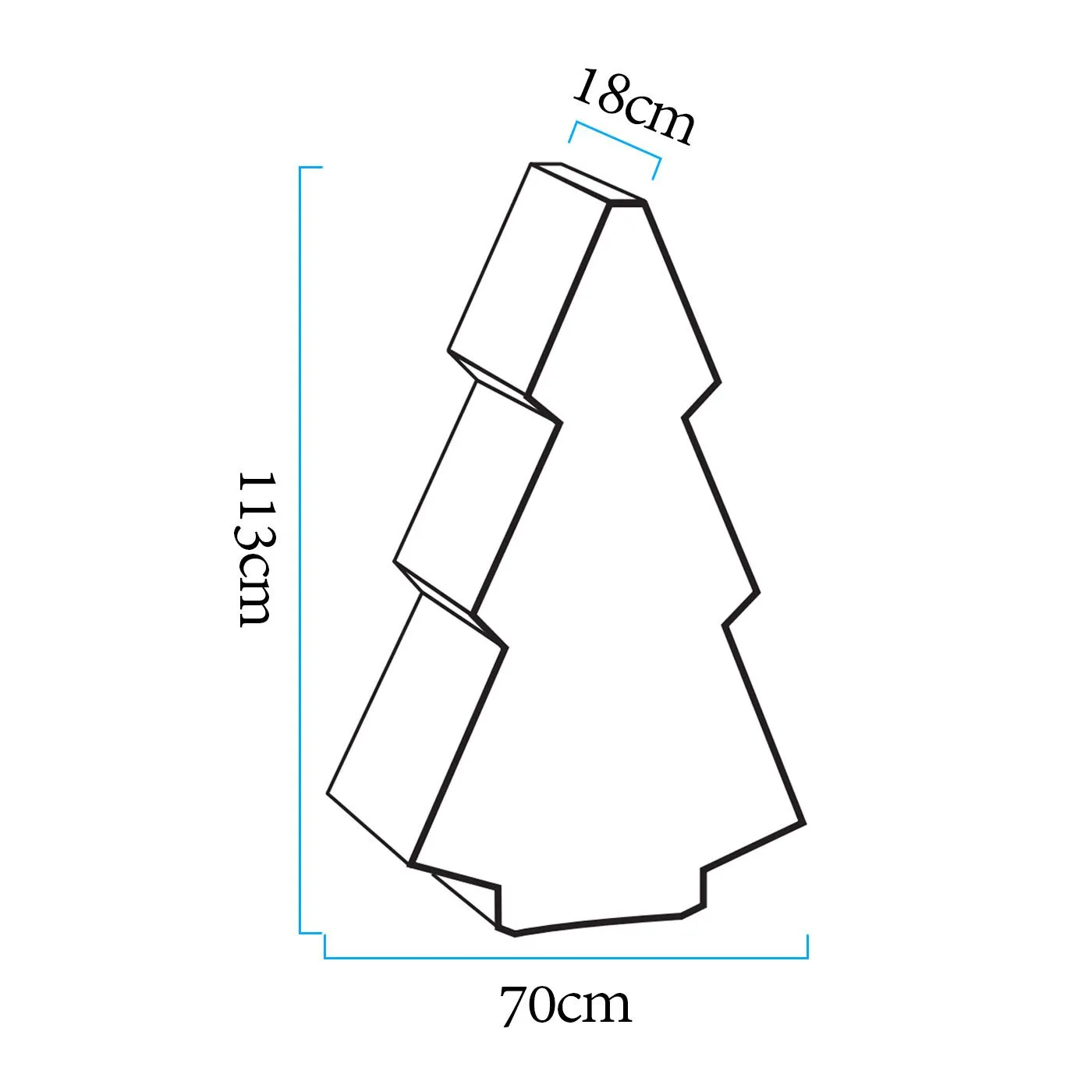 Lampa ogrodowa choinka X-MASS TREE L LED RGBW 16 kolorów 113 cm - obrazek 8