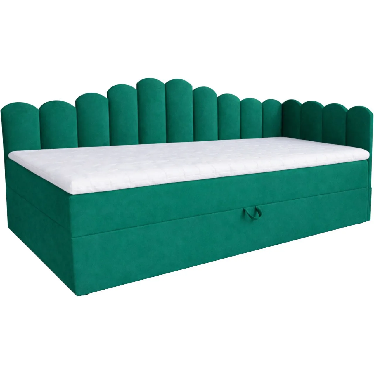 Łóżko dziecięce tapicerowane 80x200 NELA royal 33 prawe