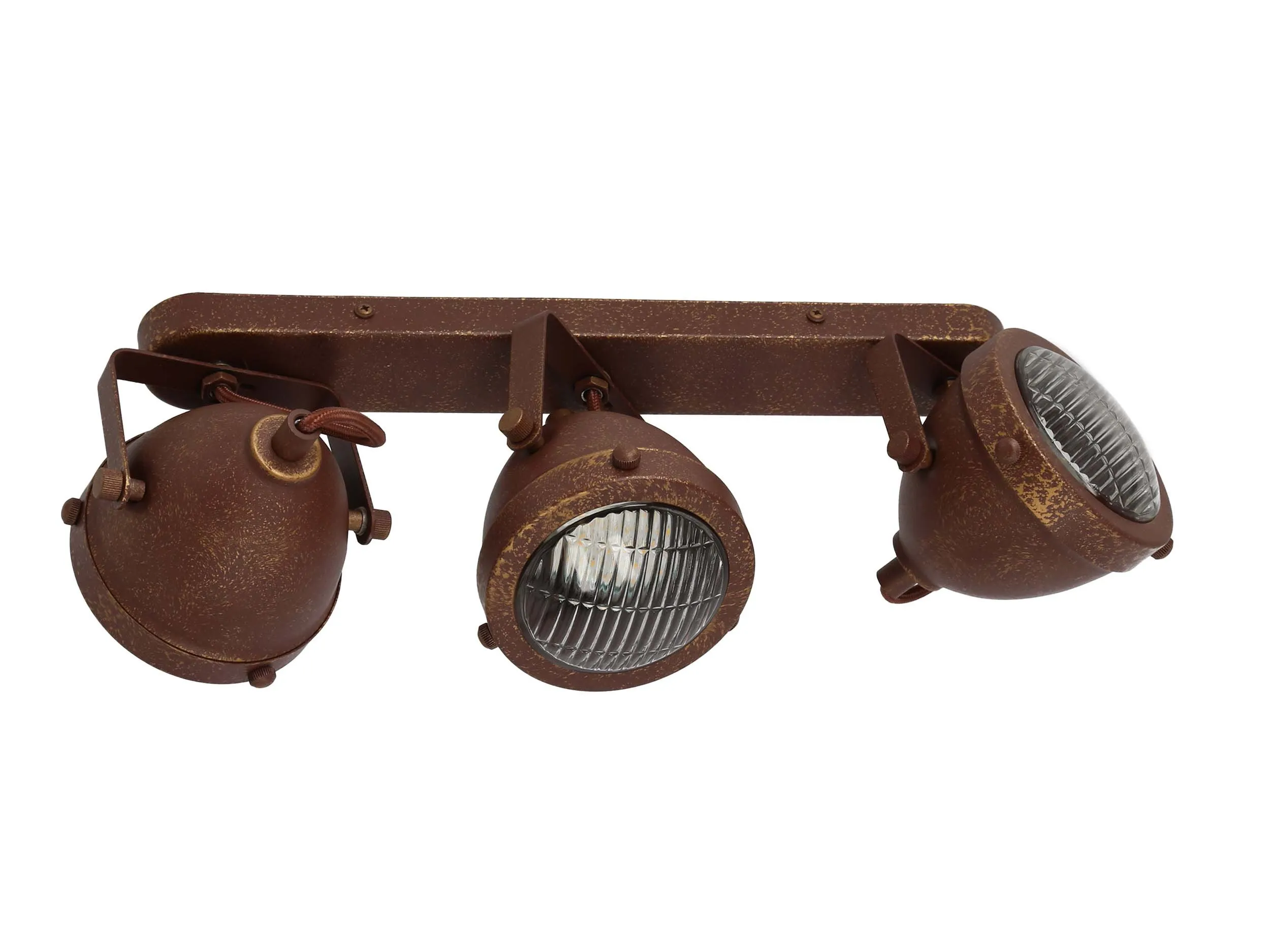 FRODO LAMPA SUFITOWA LISTWA 3X40W GU10 RDZAWY - obrazek 3