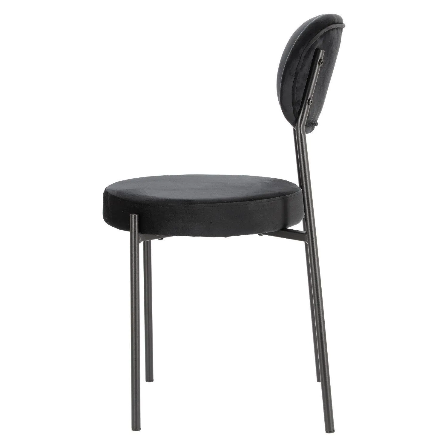 Krzesło Camile Velvet czarne - obrazek 10