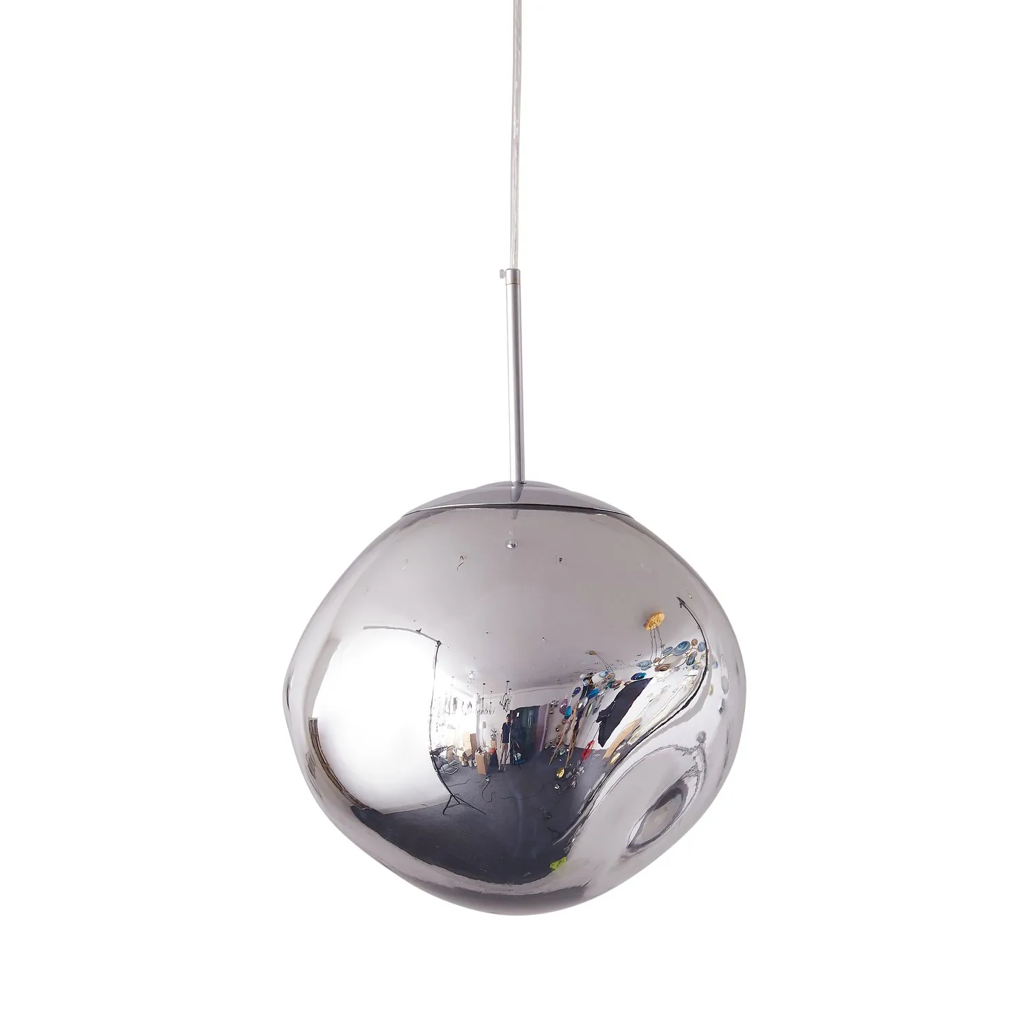 Lampa wisząca GLAM S srebrna 18 cm - obrazek 5