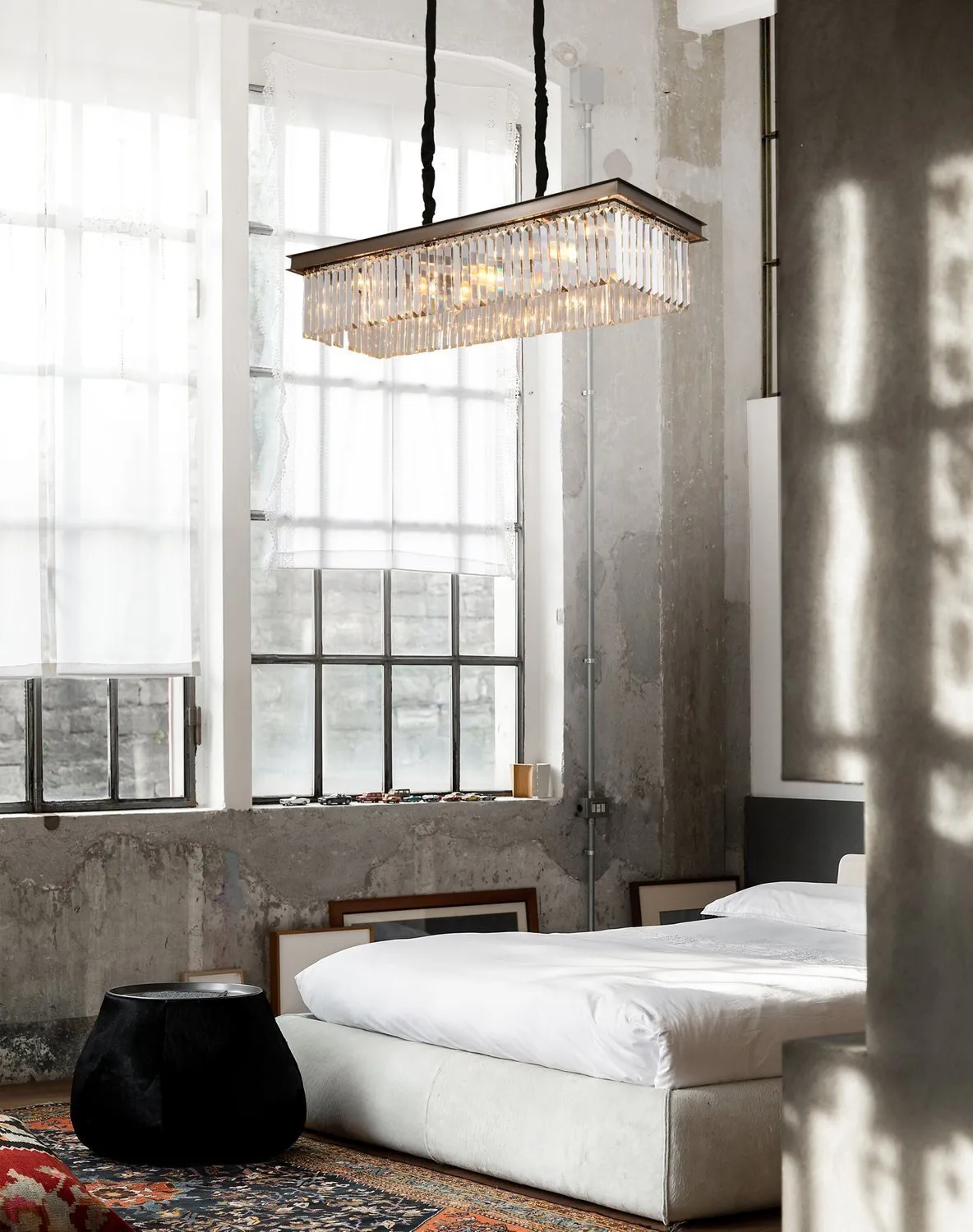 Lampa wisząca SPARKLE SINGLE antracyt szczotkowany 100 cm - obrazek 2