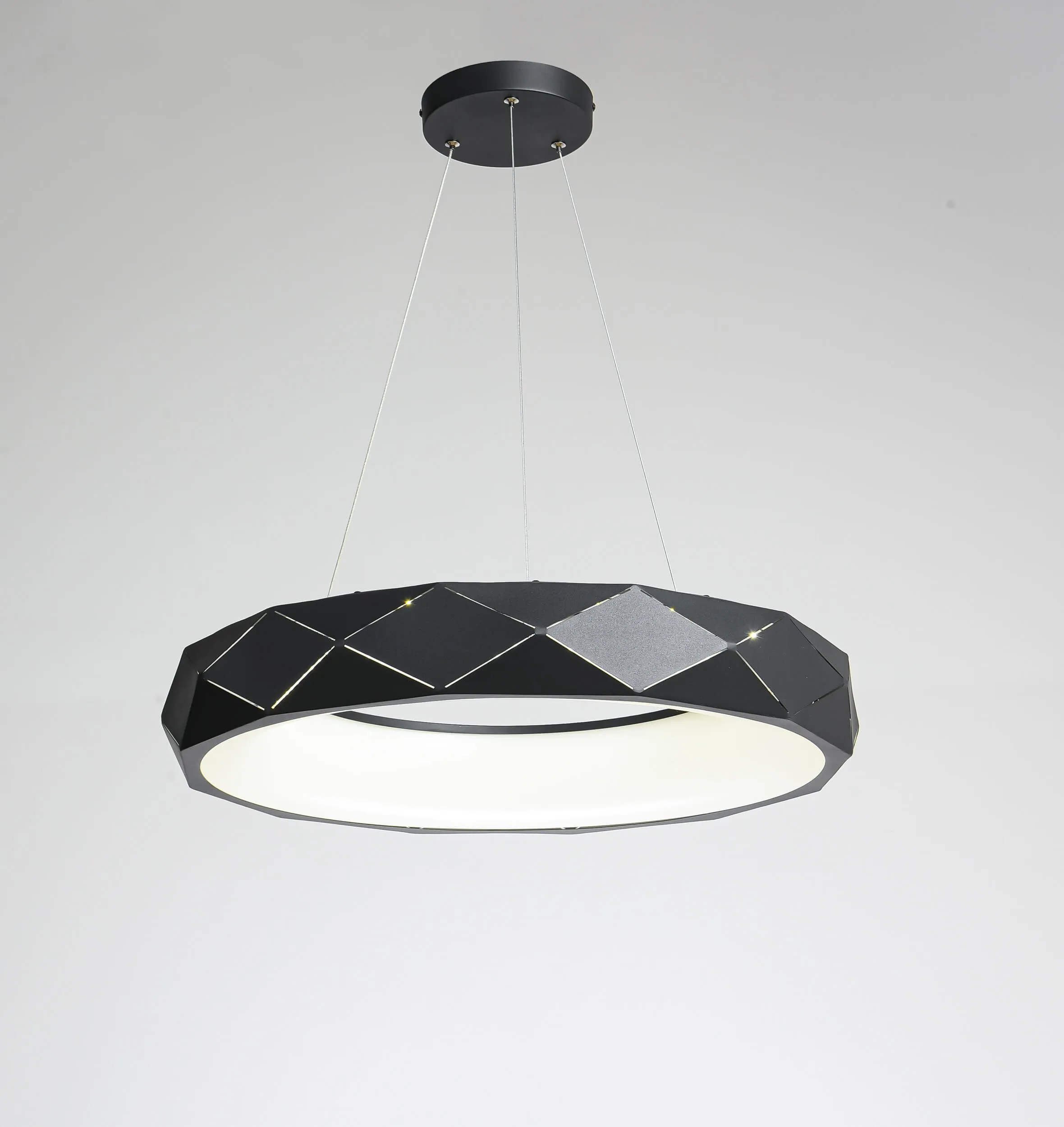 Lampa wisząca Reus czarna LED 4000K - obrazek 7