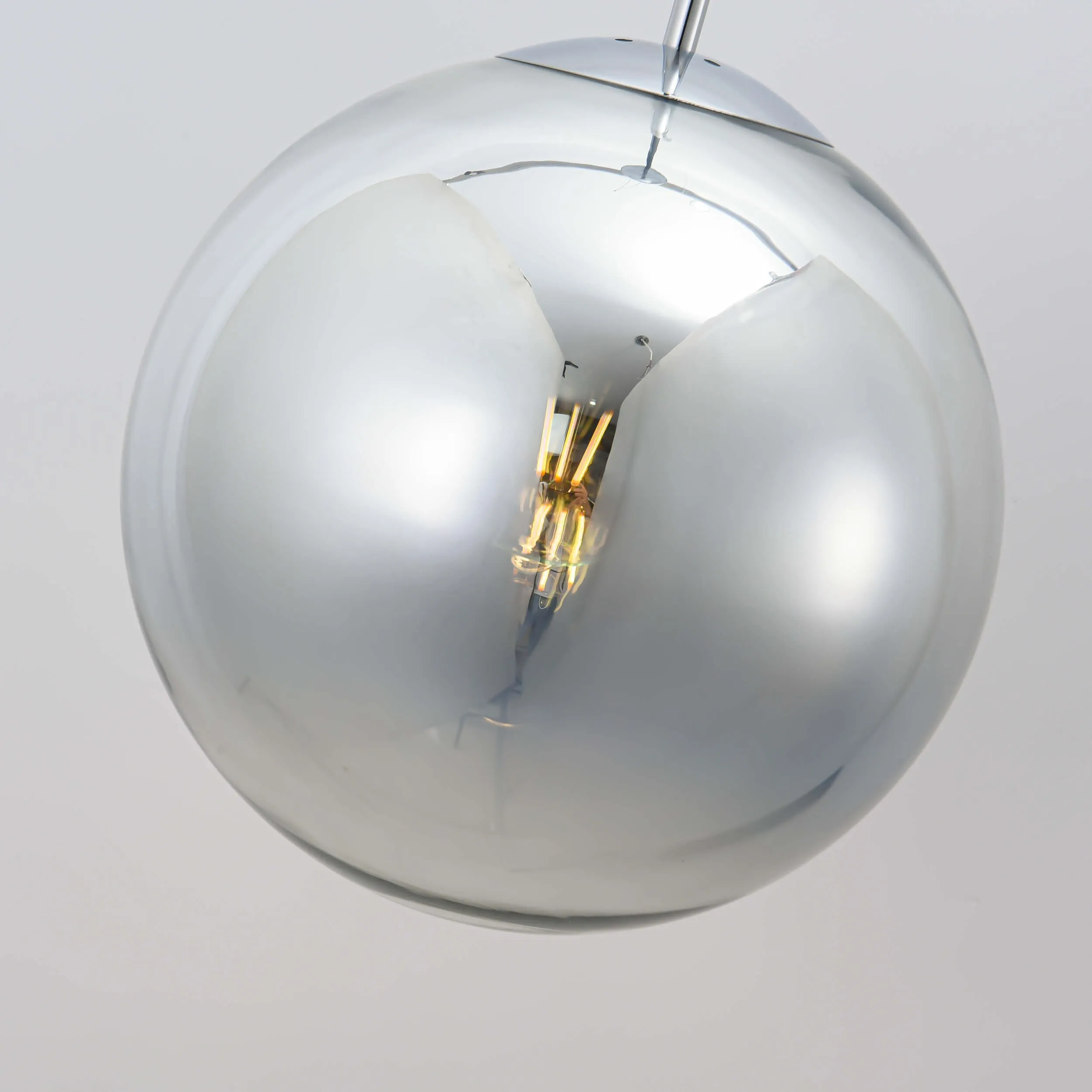 Lampa wisząca Palla chrom 1xE14 - obrazek 5