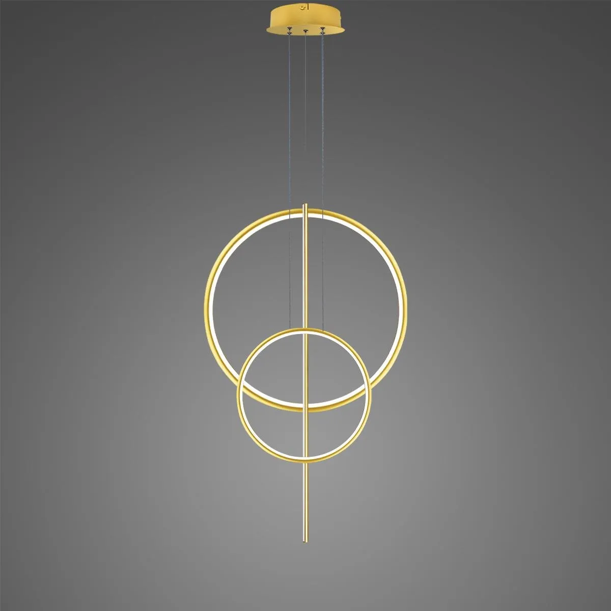 Lampa wisząca Linea No.5 60/40cm złota 3k - obrazek 2