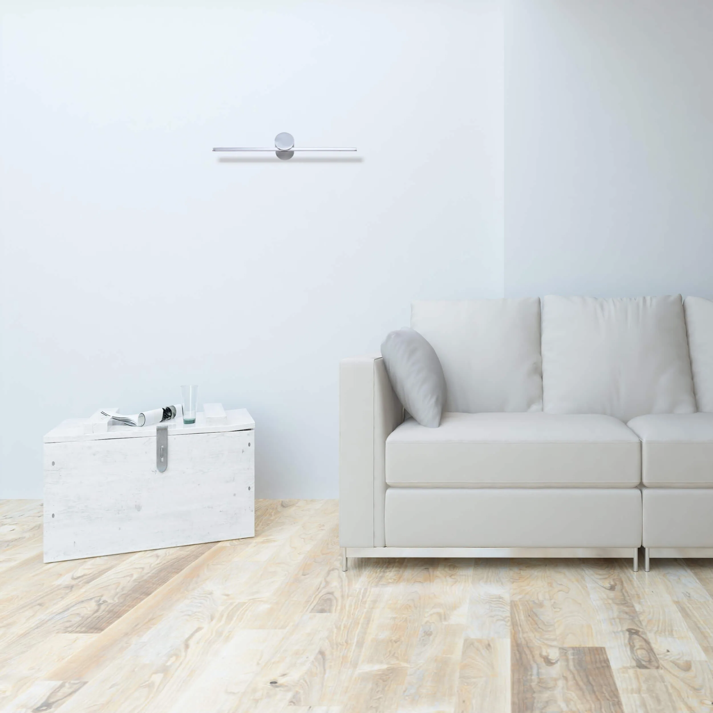 Kinkiet Modern Slim 40 cm chrom LED 3000K - obrazek 2