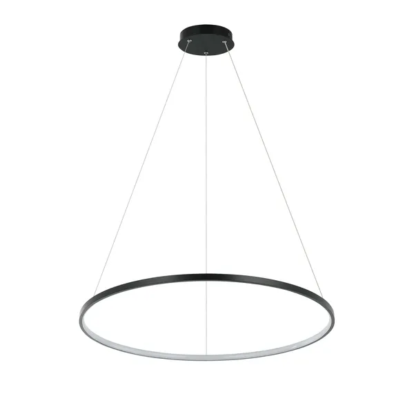 Ring wisząca średnia czarna 3000K