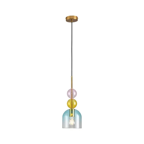 Lampa wisząca PASTELLO BLUE kolorowa 15 cm