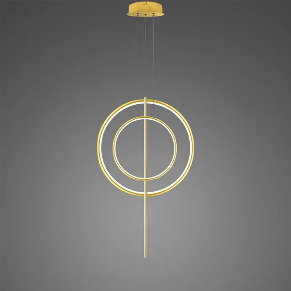 Lampa wisząca Linea No.5 60/40cm złota 3k