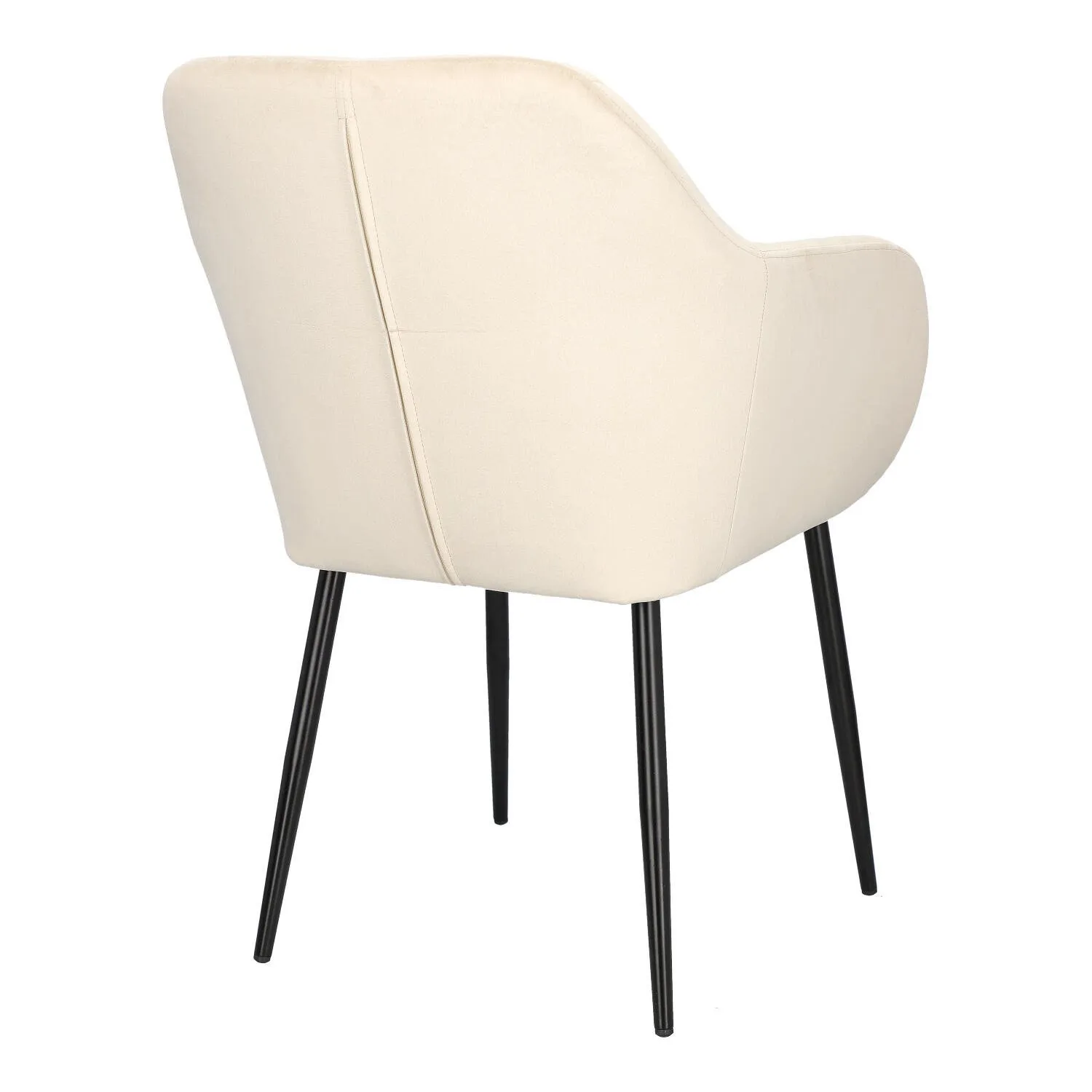 Krzesło Emilia Velvet sand /black - obrazek 9