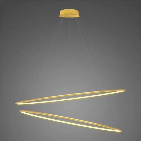 Lampa Ledowe Okręgi No.2 120cm 3k złota Dali