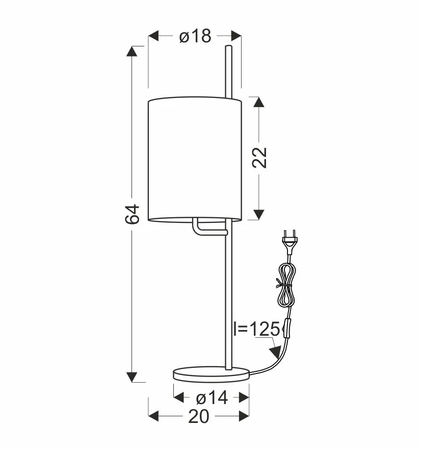 BENDI LAMPA STOŁOWA CZARNY 1X40W E27 ABAŻUR ZIELONY - obrazek 3
