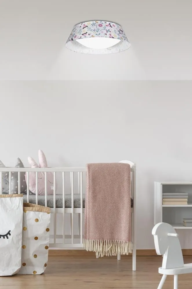 GIRL LAMPA SUFITOWA PLAFON 45 16W LED 6500 K Z ABAŻUREM - obrazek 7