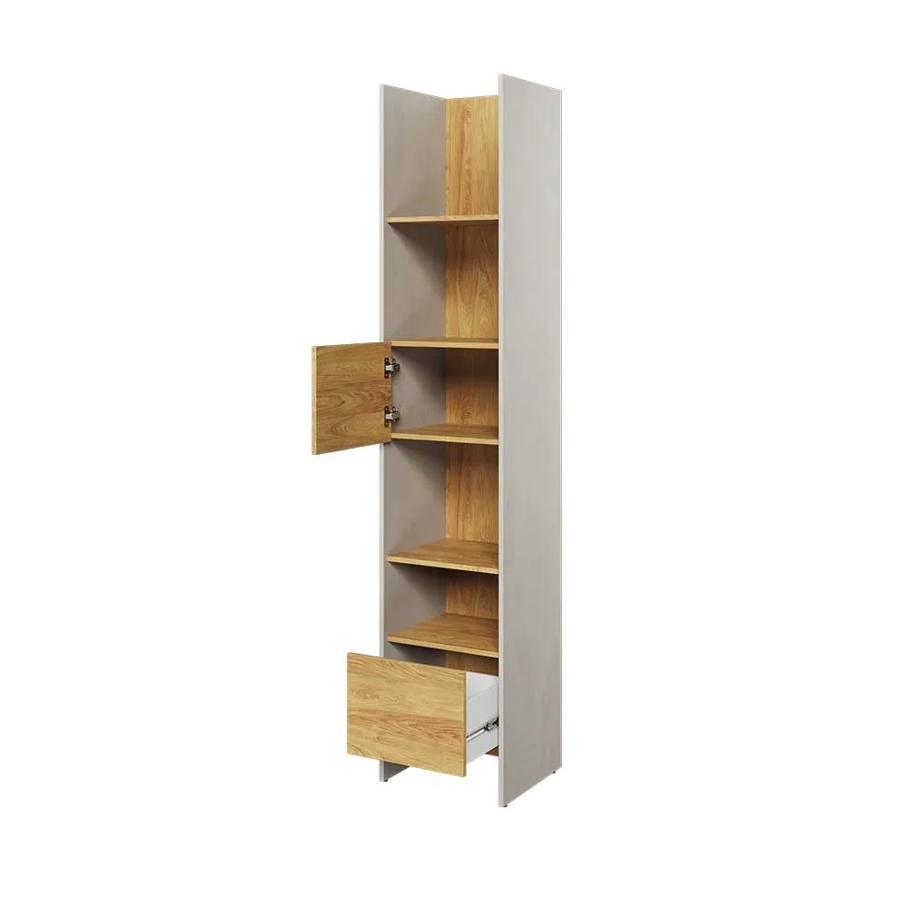 Regał 45 silk flou/hikora naturalna TEEN FLEX TF02 - obrazek 2