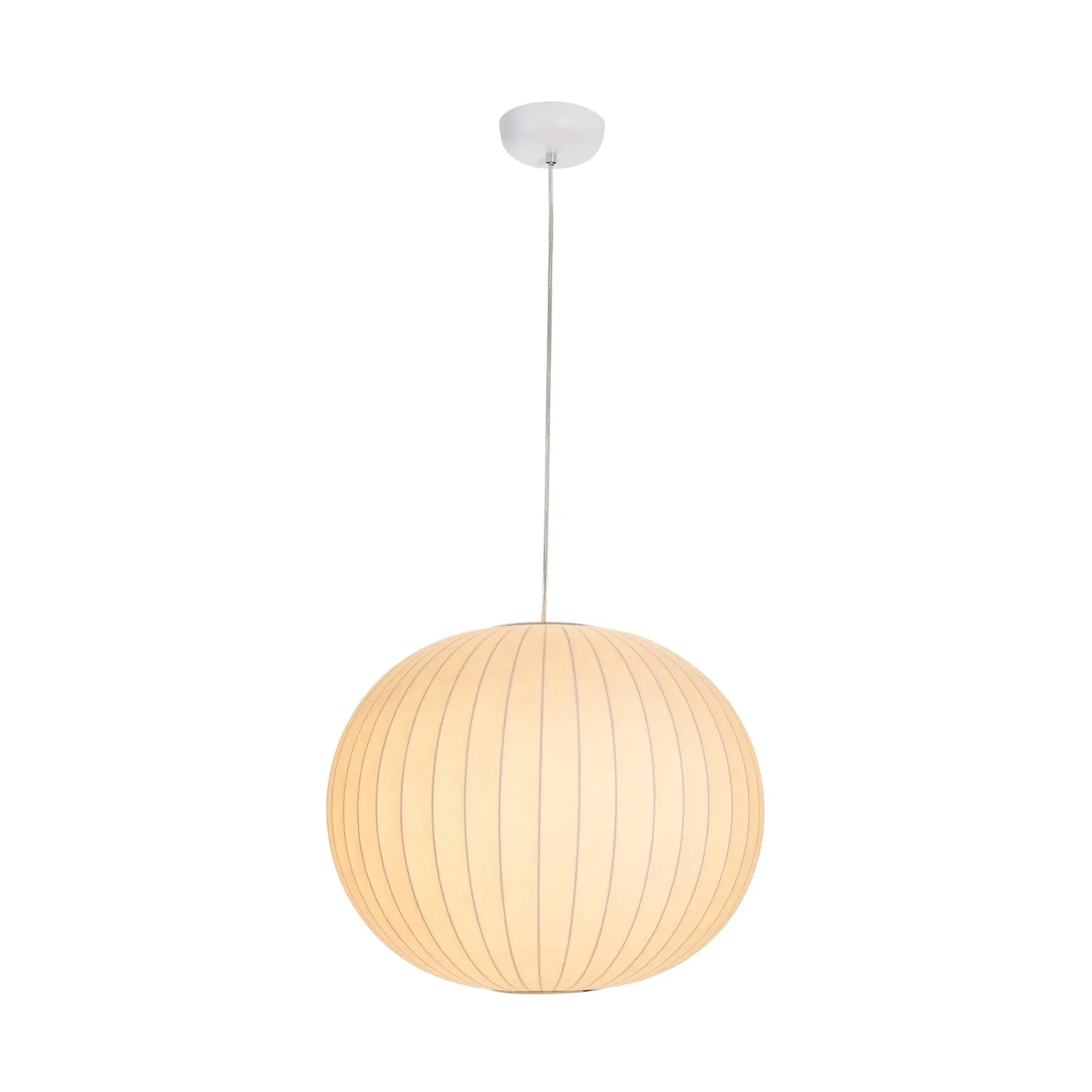 Lampa wisząca SILK biała 50 cm - obrazek 8