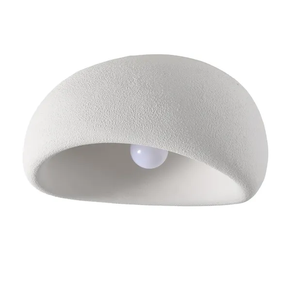 Plafon sufitowy STONE 50 cm - biały