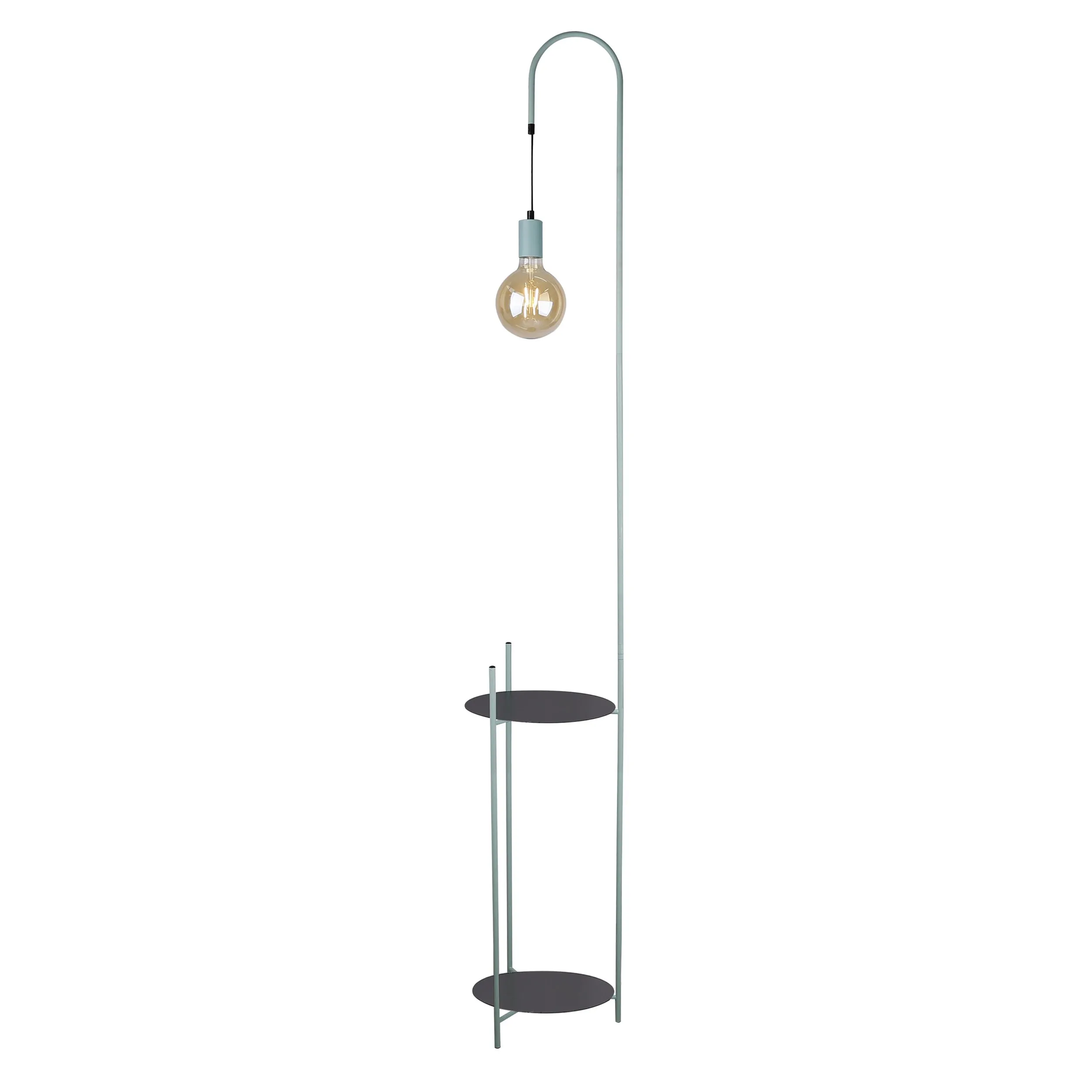 WALK LAMPA PODŁOGOWA CZARNY+ZIELONY 1X40W E27 - obrazek 3