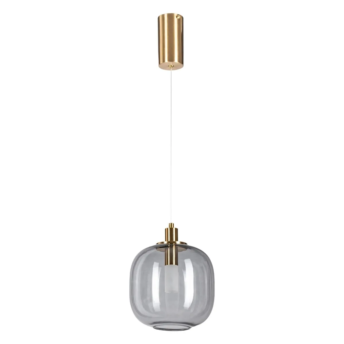 Lampa wisząca - Polar dymiony/szary