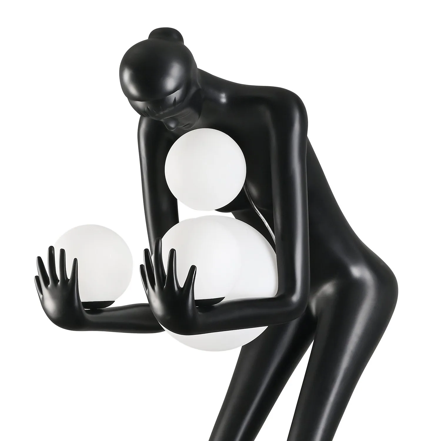 Lampa podłogowa WOMAN-2 BLACK czarna 190 cm - obrazek 8