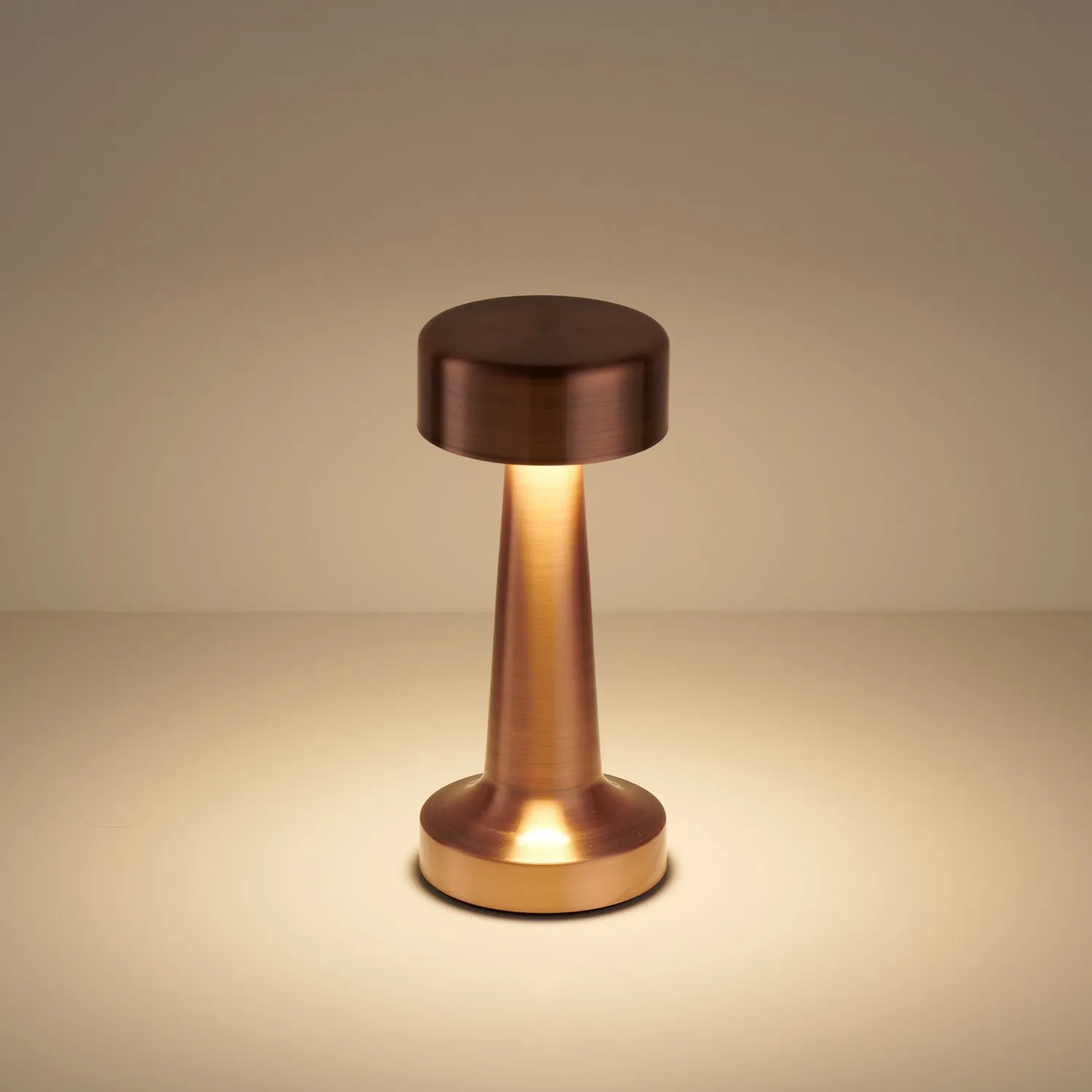 Lampa stołowa TAVOLO A LED dotykowa miedziana 21 cm - obrazek 3
