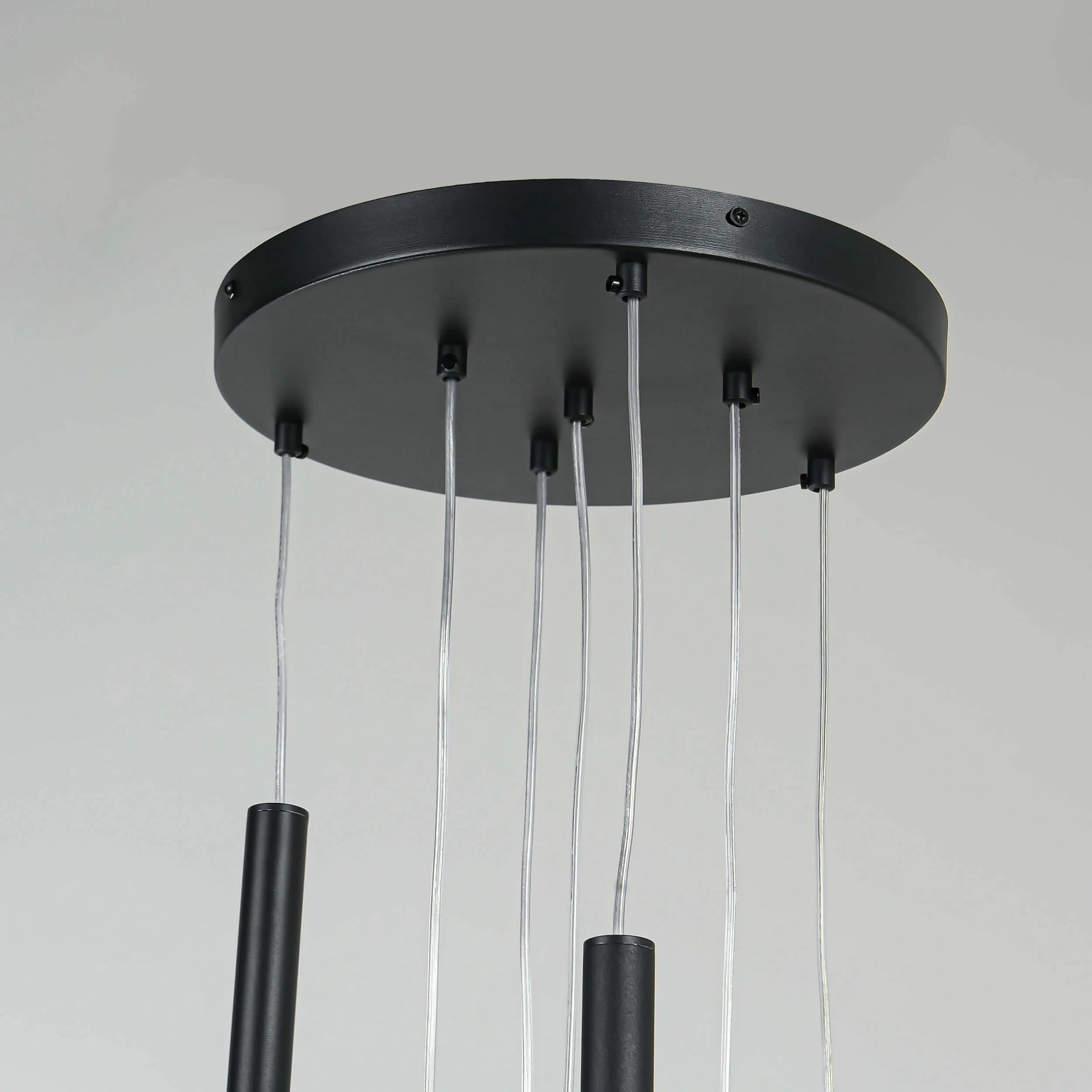 Lampa wisząca Lungo 7 czarna 7xG9 - obrazek 8
