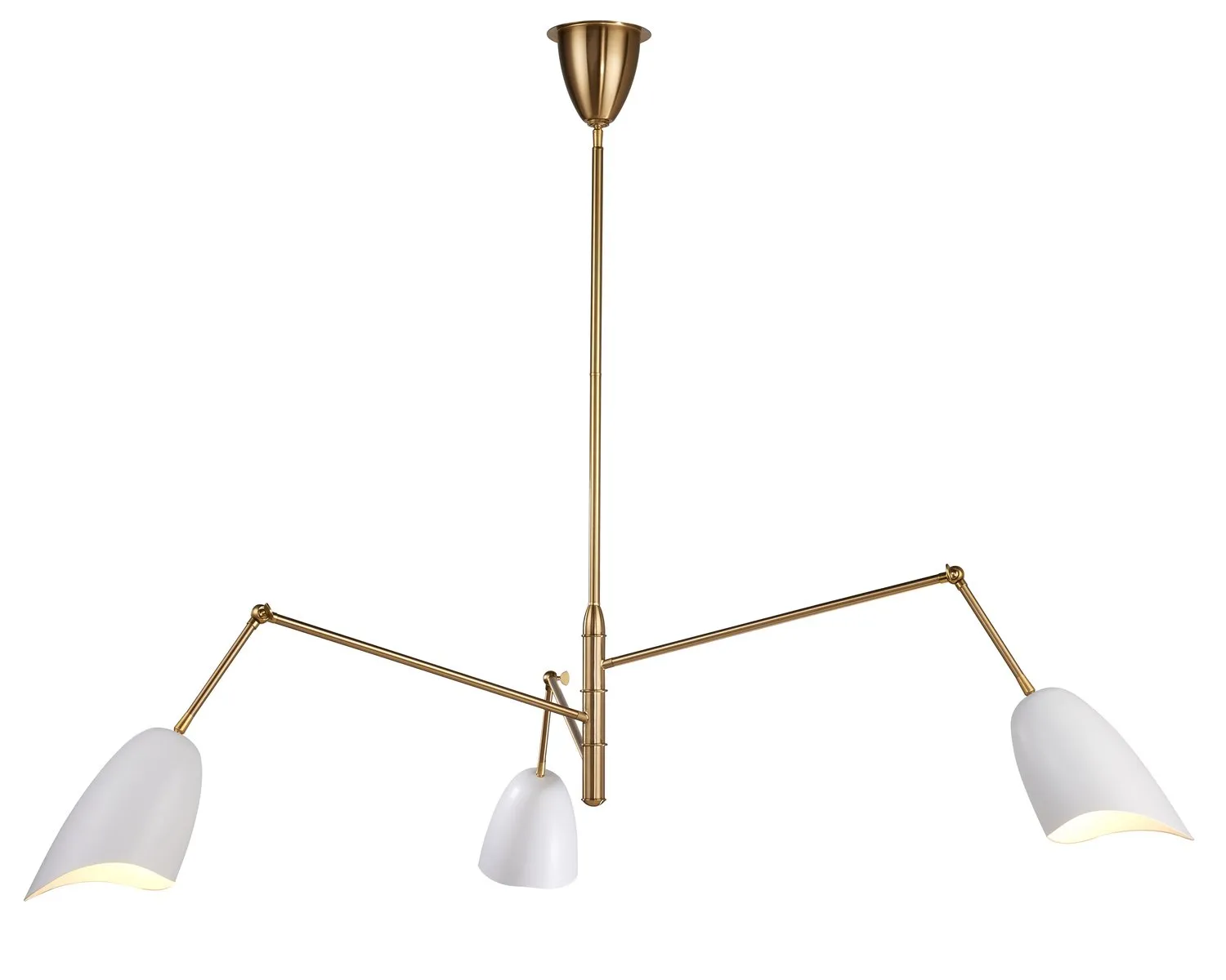 Lampa wisząca RAGNO biała 150 cm - obrazek 4