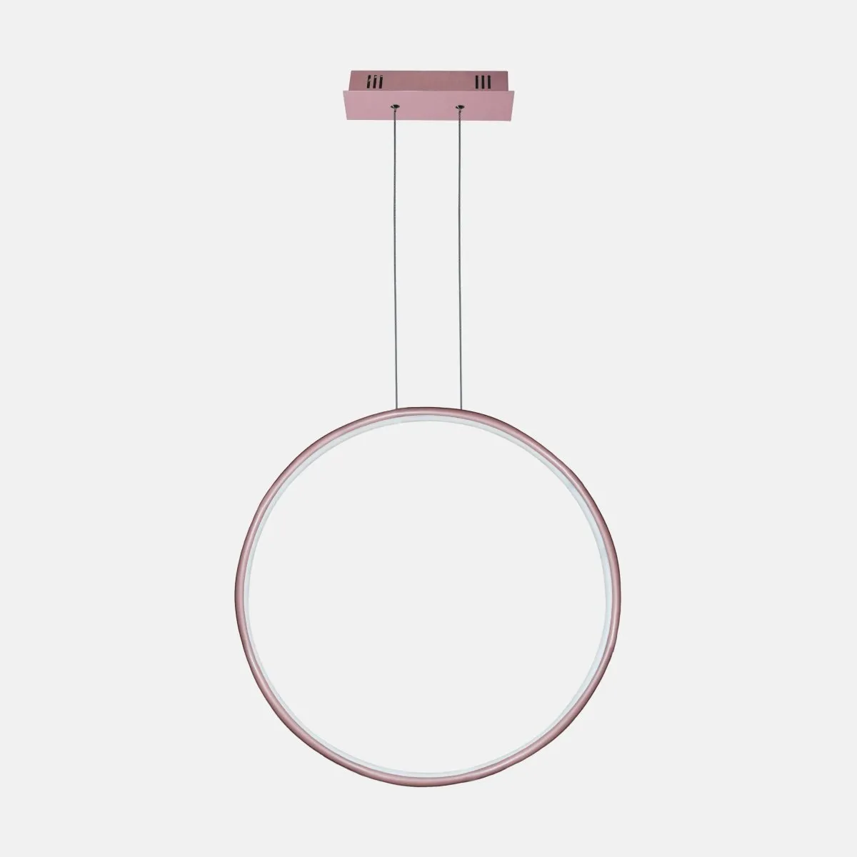 Lampa wisząca Ledowe Okręgi No.1 X 80cm 3k różowo złoty