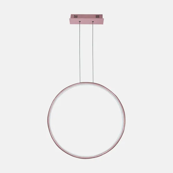 Lampa wisząca Ledowe Okręgi No.1 X 80cm 3k różowo złota Dali