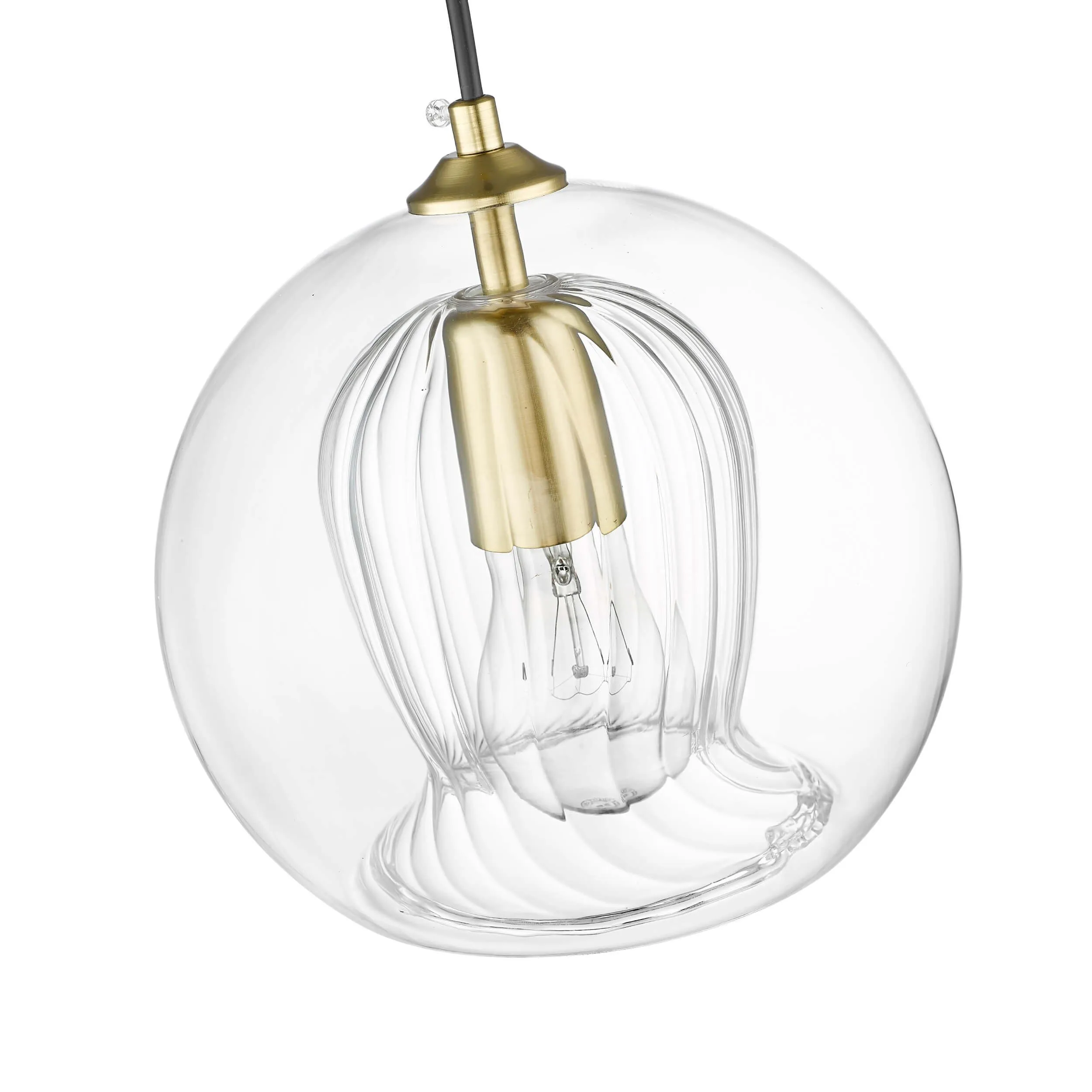 Lampa wisząca Arette złota 1xE27 - obrazek 5