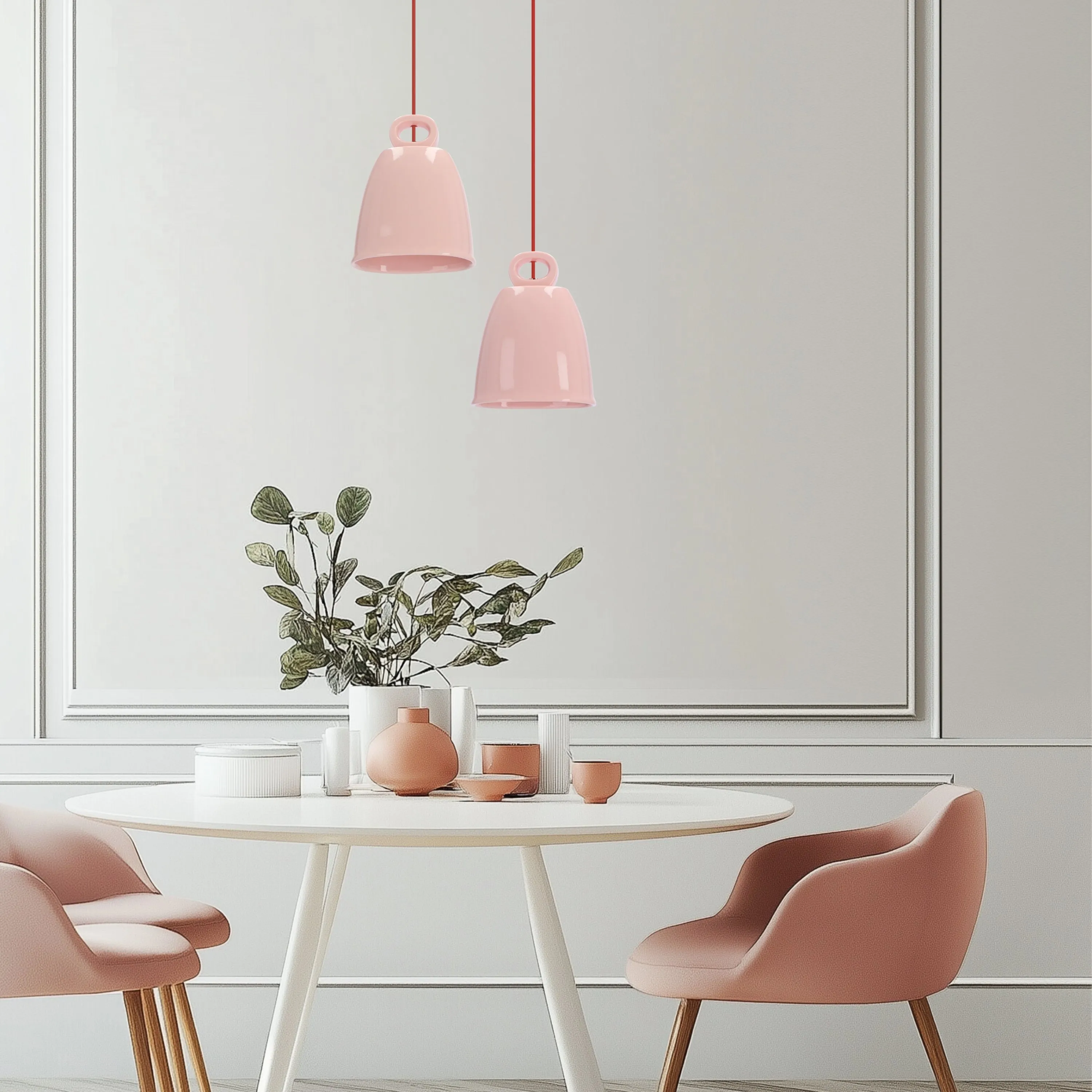 LAMPA WISZĄCA SEWILLA S 1 RÓŻOWY - obrazek 3