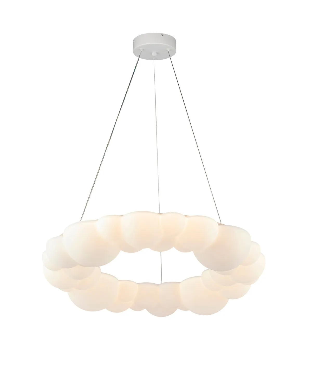 Lampa wisząca CLOUD 50 cm- akrylowa, w kształcie chmurki 3000 - 4000 - 6000 K - obrazek 8