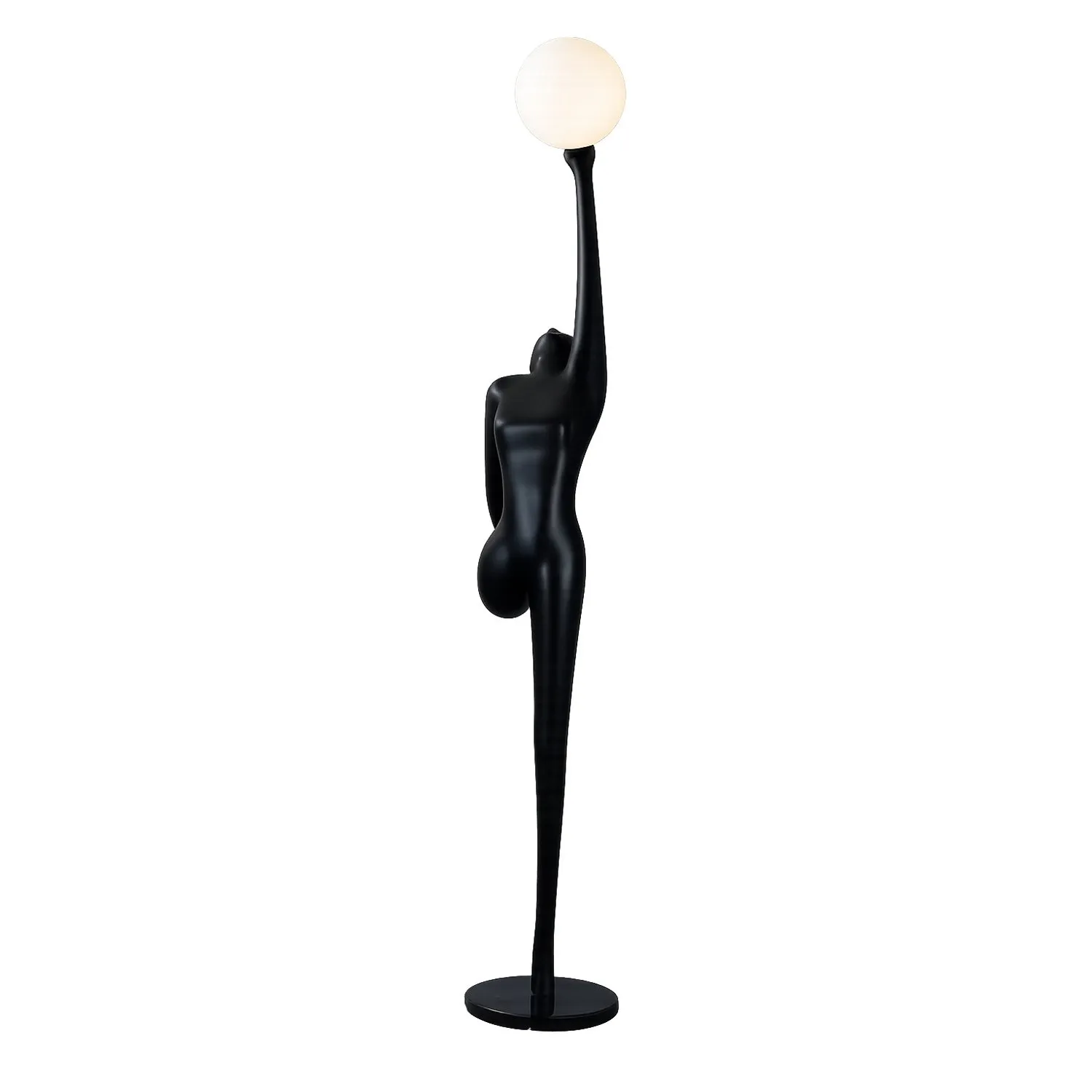 Lampa podłogowa WOMAN BALLERINA czarna 215 cm - obrazek 4