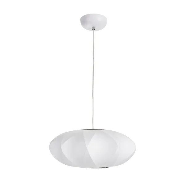 Lampa wisząca SILK X-shape biała 40 cm - nowoczesna i minimalistyczna