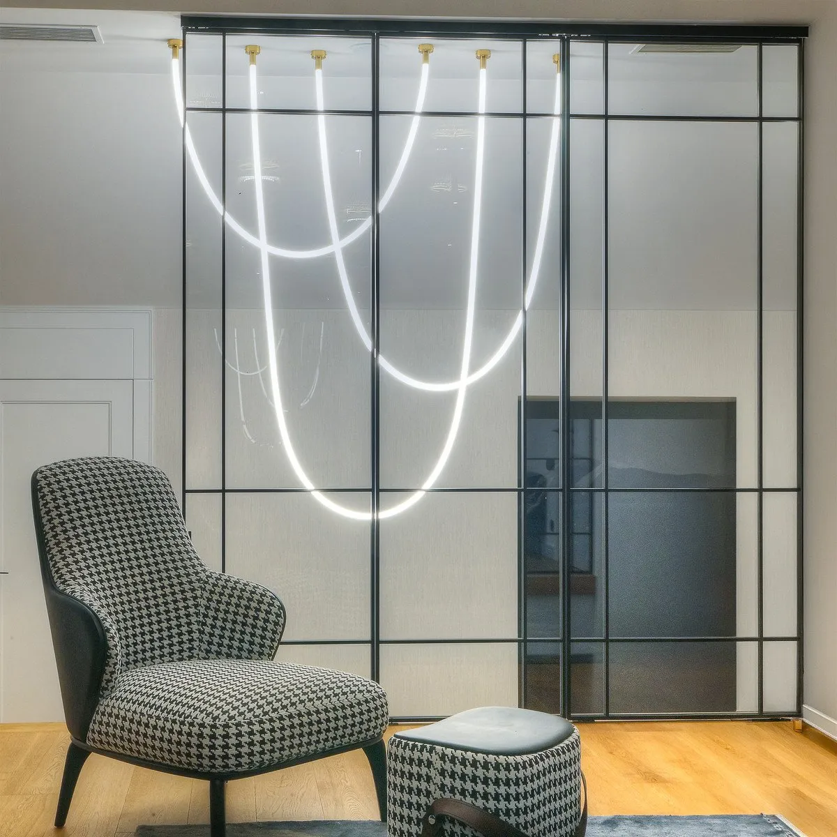 Lampa wisząca Rope Light 2 m biała Tuya Smart LED CCT - obrazek 4