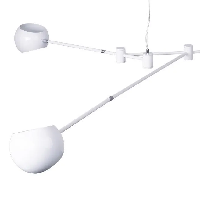 Lampa wisząca ASTRONOMY-3, 175 cm - biała - obrazek 6