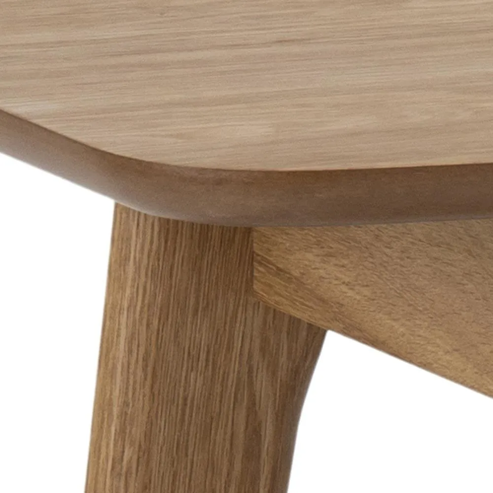 Biurko Actona Woodstock skandynawskie z szufladą dąb naturalny 105 cm - obrazek 4
