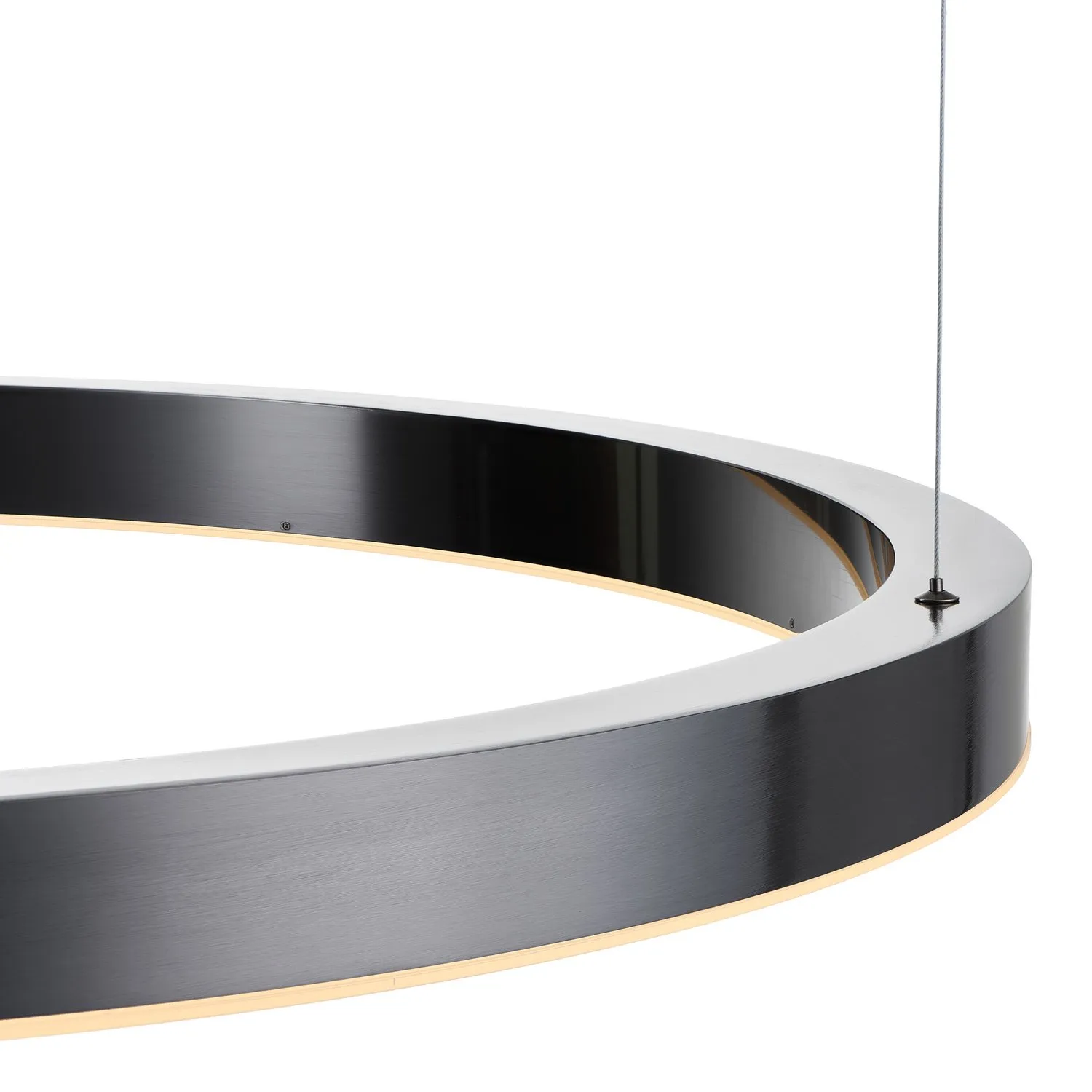 Lampa wisząca CIRCLE 100 cm - LED, ring tytan szczotkowany - obrazek 12