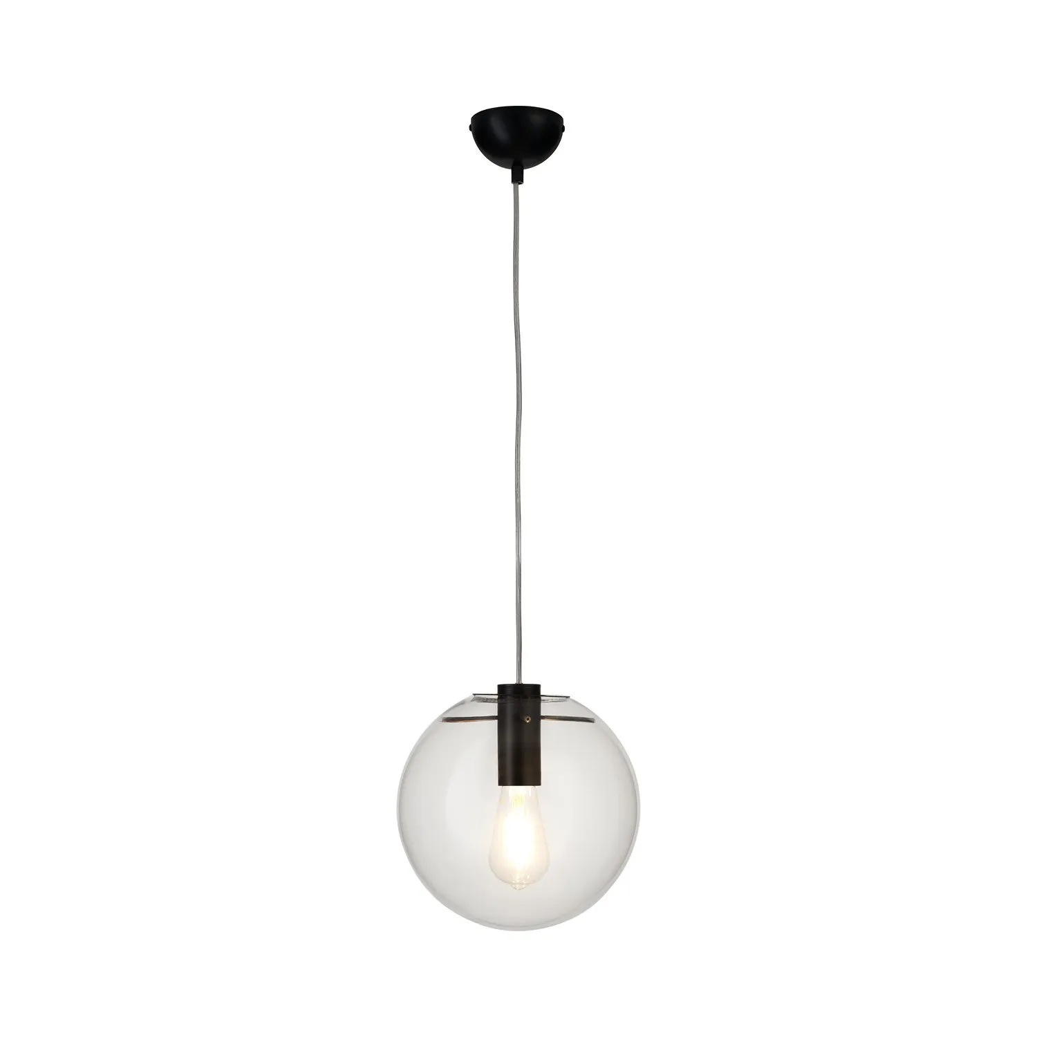 Lampa wisząca TONDA czarna 25 cm - obrazek 4
