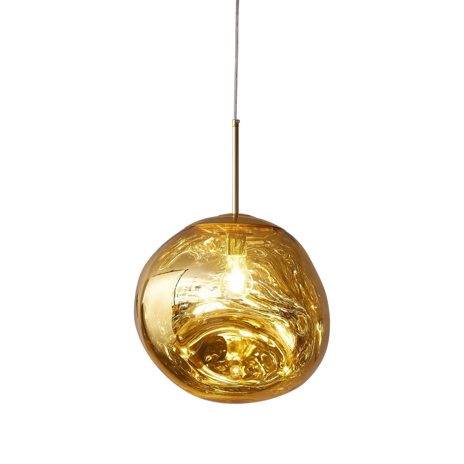 Lampa wisząca GLAM L złota 38 cm - obrazek 5