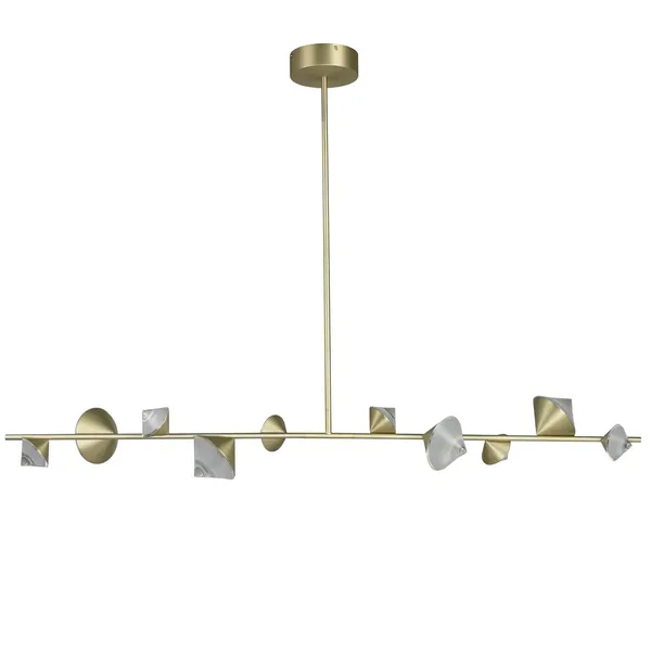 Lampa wisząca CONE 130 cm, złota