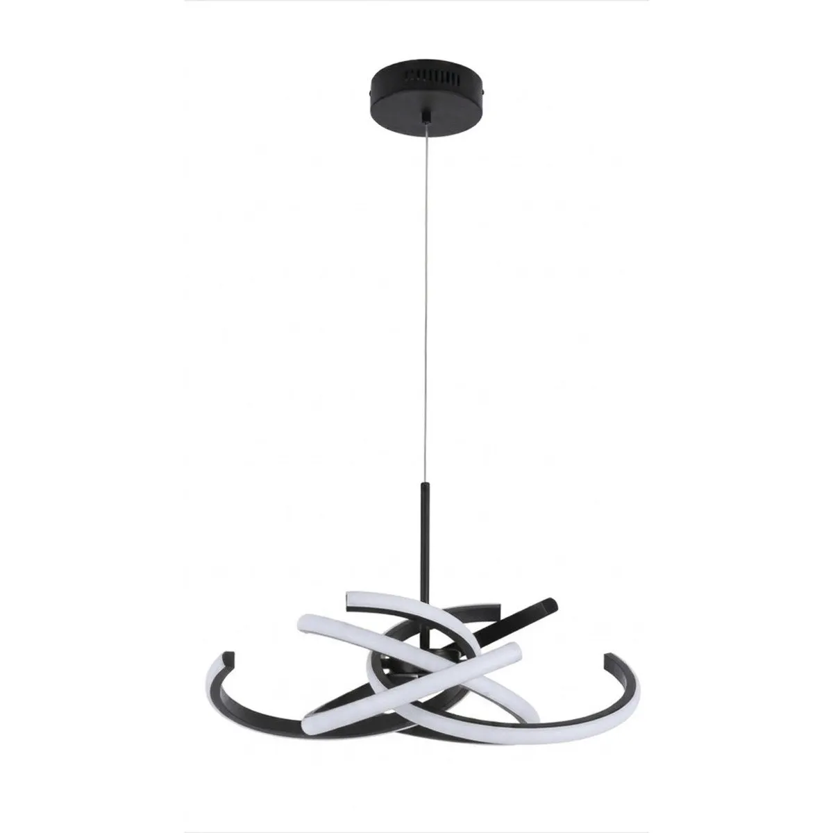 Lampa wisząca Spider 58 cm czarna LED CCT - obrazek 3