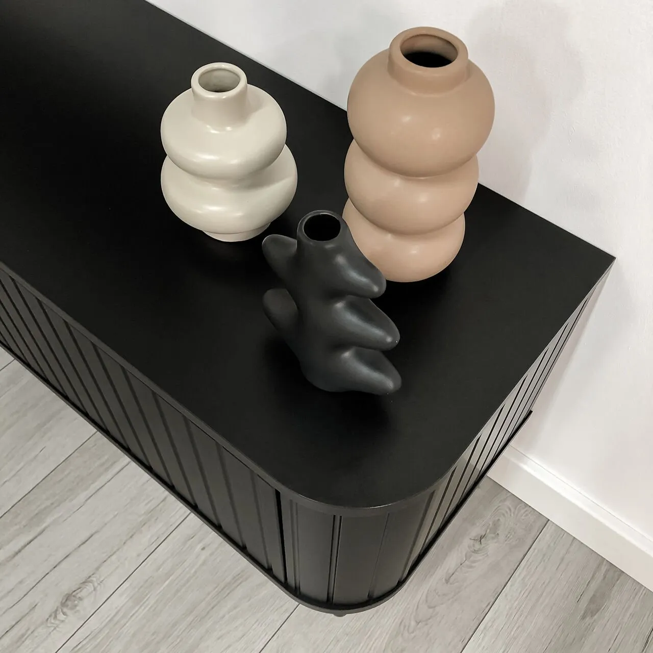 Komoda RTV ZYLIO 215 Czarny - obrazek 4