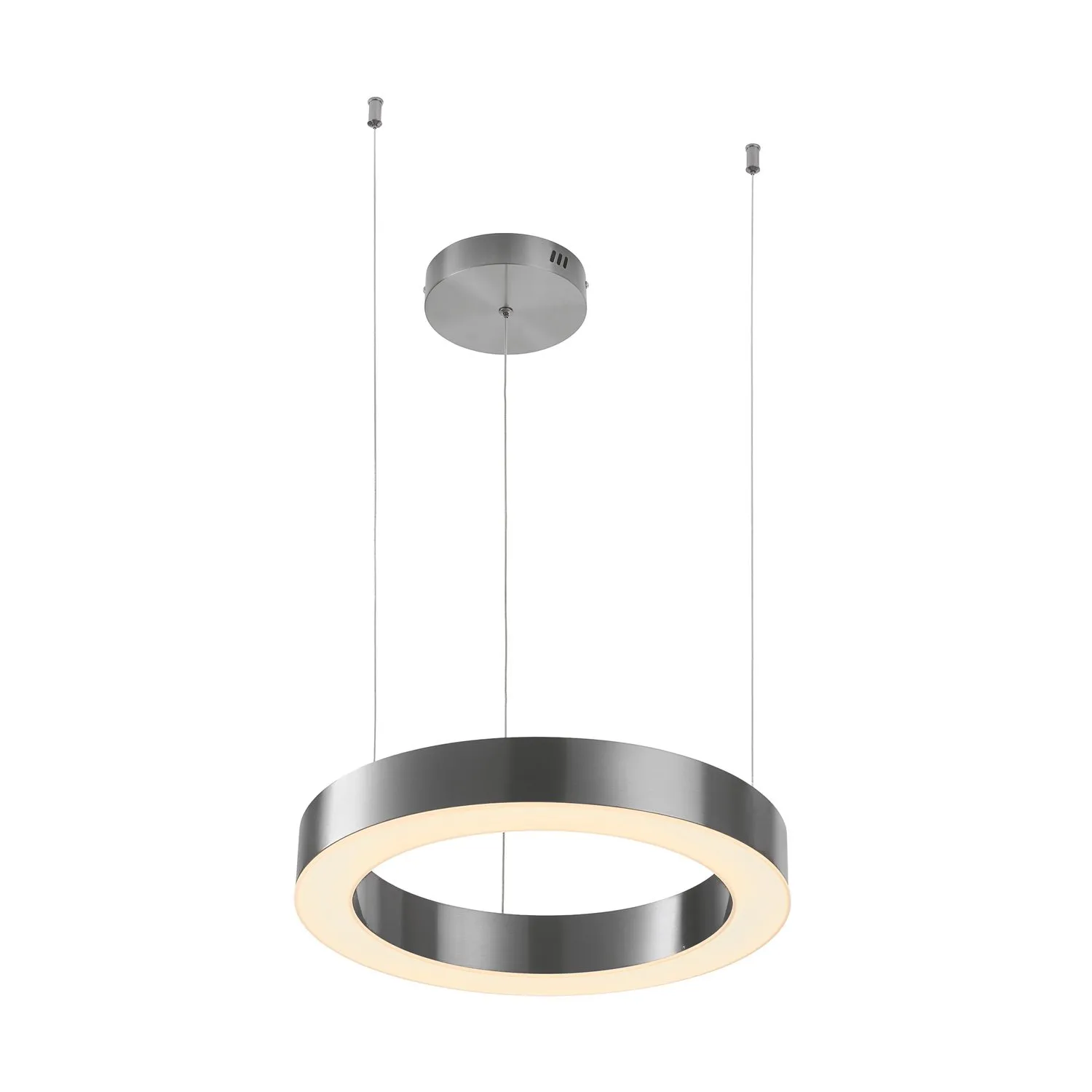 Lampa wisząca CIRCLE 40 cm - LED, ring nikiel szczotkowany - obrazek 5