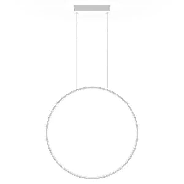 Lampa wisząca Mirror L biała IP44 LED CCT