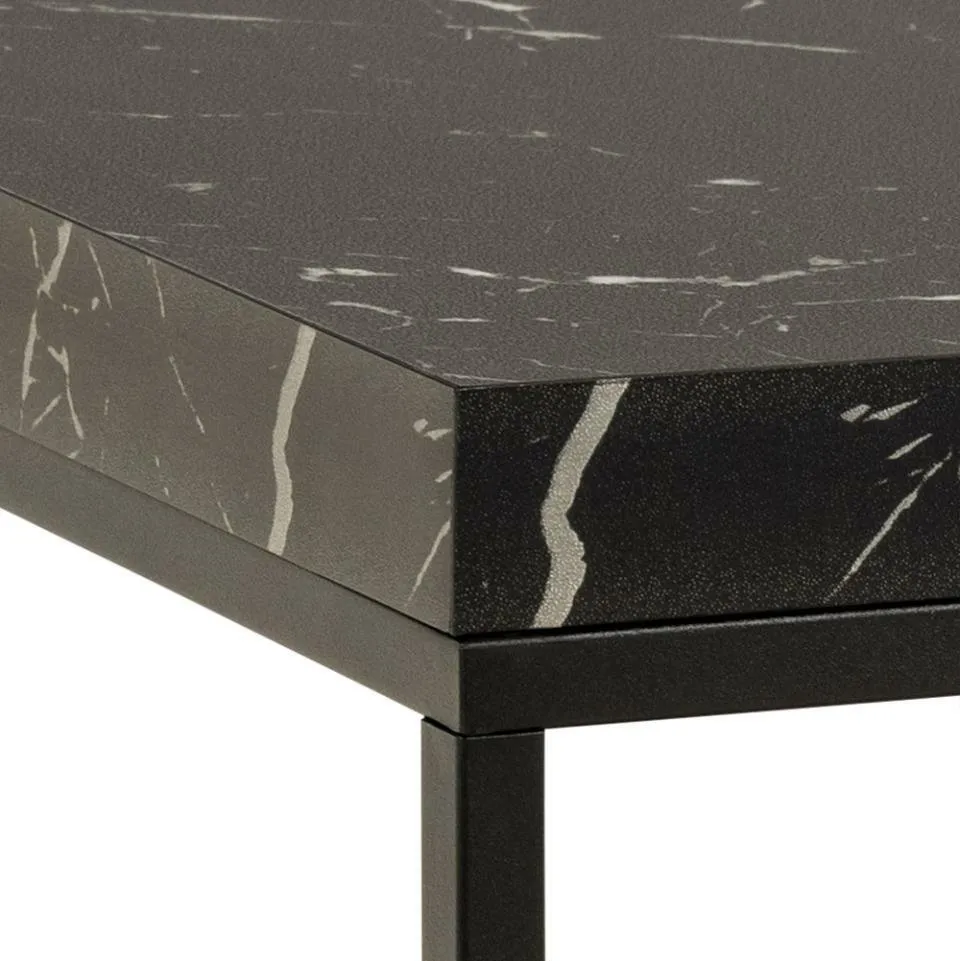 Stolik Barossa 60x60cm czarny marmur - obrazek 4
